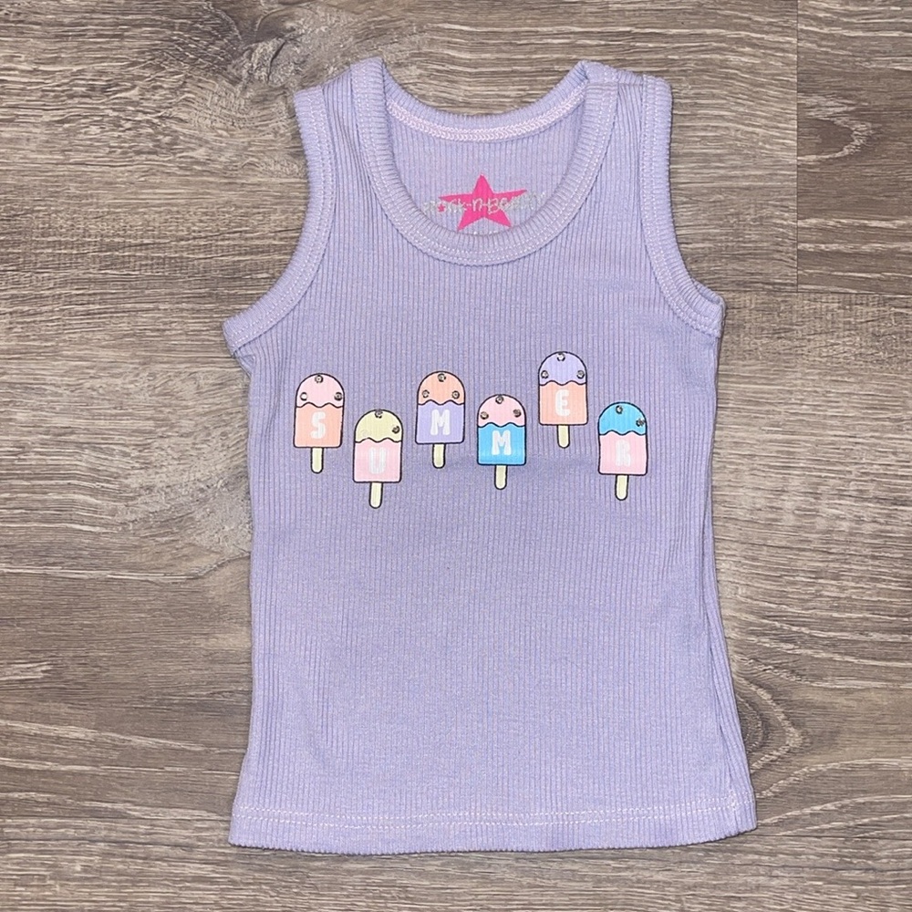 Light Purple Summer Popsicle Tank 12-18 Months